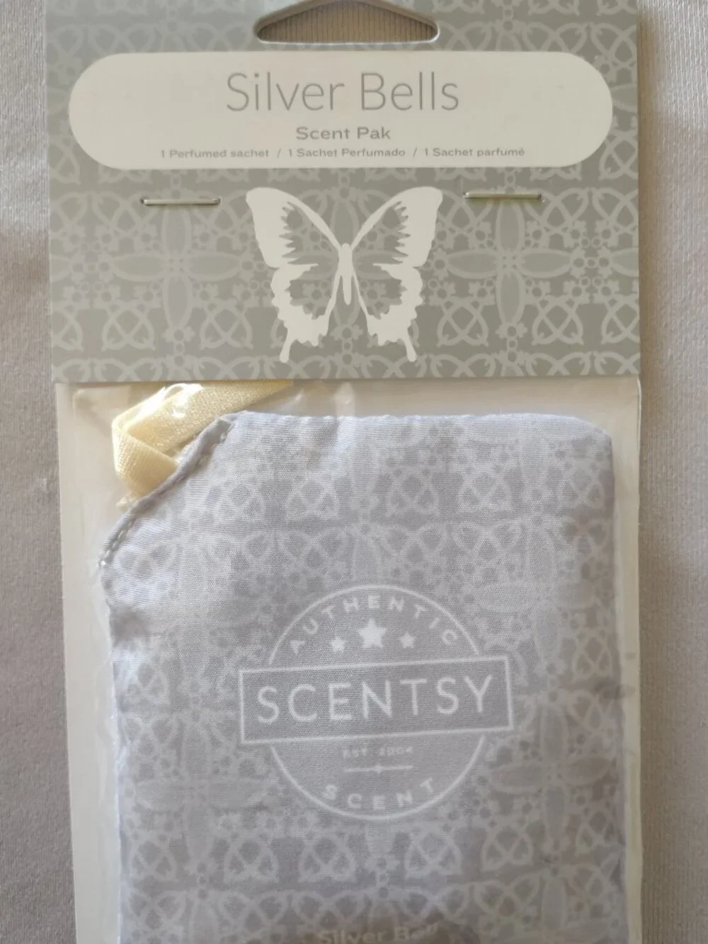 Scentsy Silver Bells Scent Pak Pack Sachet Air Freshener Scentsy Buddies